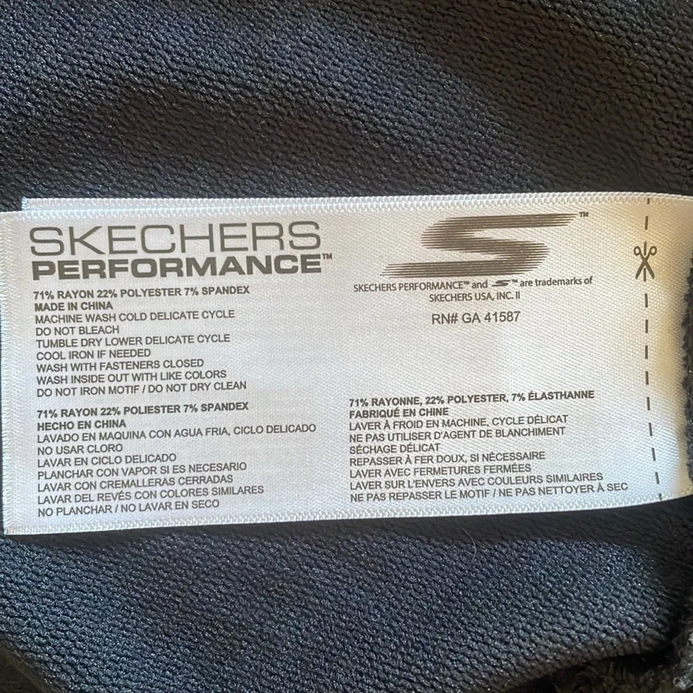 Skechers Performance Day Off Sleeveless Black Dress, Size Medium - Picture 10 of 11